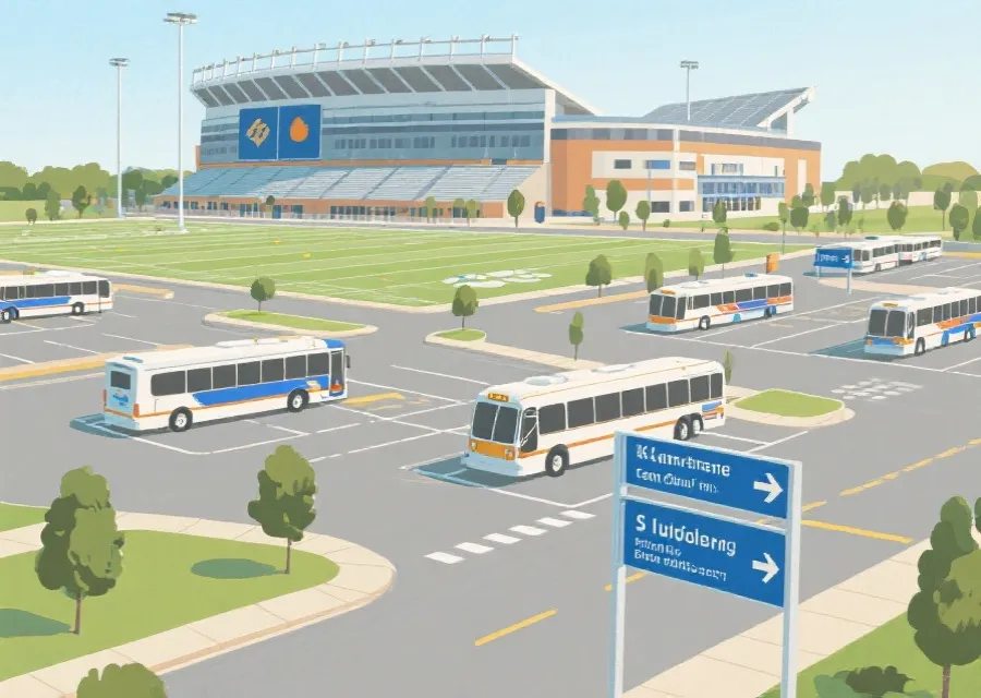 城市外围大型场馆示意图